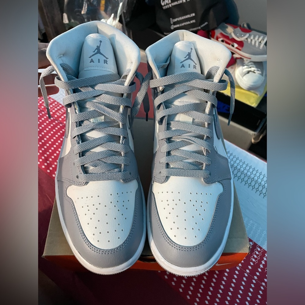 Brand New Grey Jordan 1 Mids